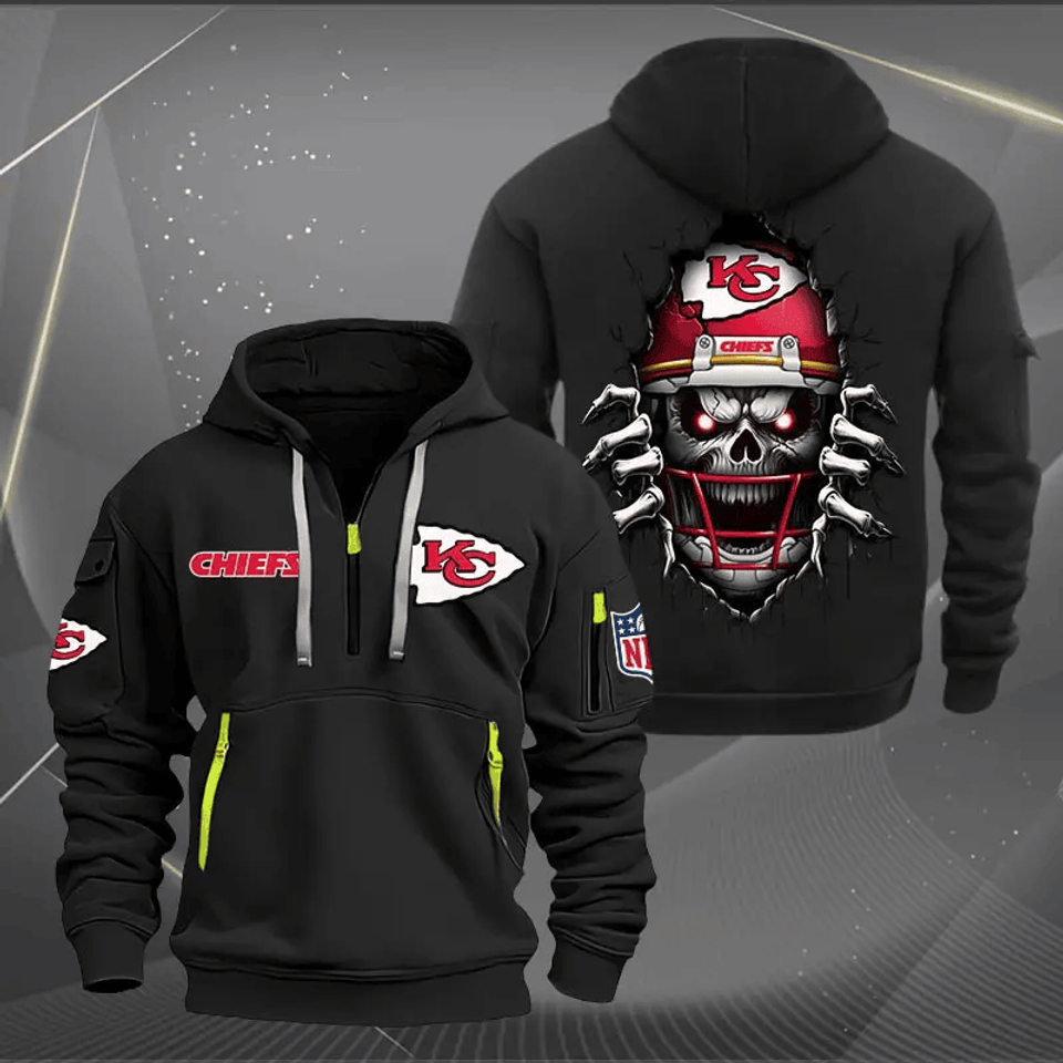 KC Chiefs Tactical Hoodie, Football Fan Hoodie, Gift For Him Unisex T-shirt, Sweatshirt, Hoodie, Long Sleeve Tee - T-Shirt, Sweatshirt, Hoodie