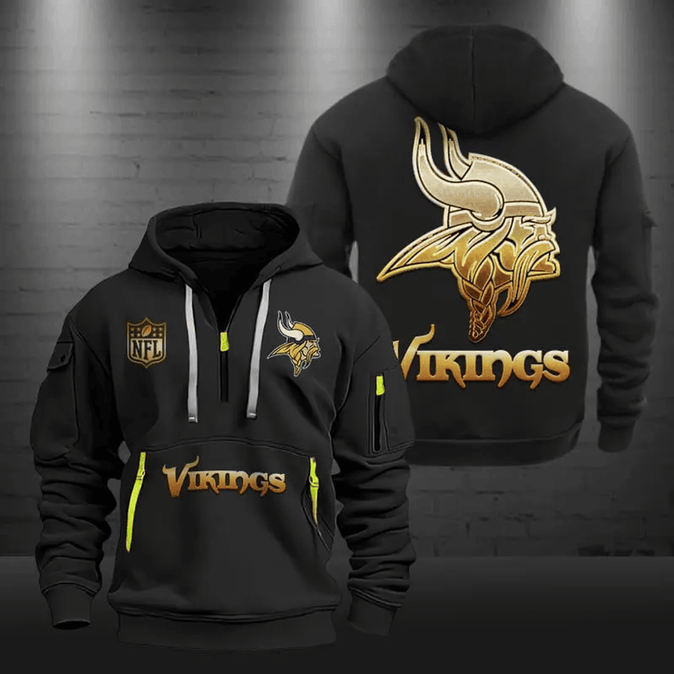 Minnesota Vikings Tactical Hoodie, Football Fan Hoodie, Military Style Sweatshirt Unisex T-shirt, Sweatshirt, Hoodie, Long Sleeve Tee - T-Shirt, Sweatshirt, Hoodie