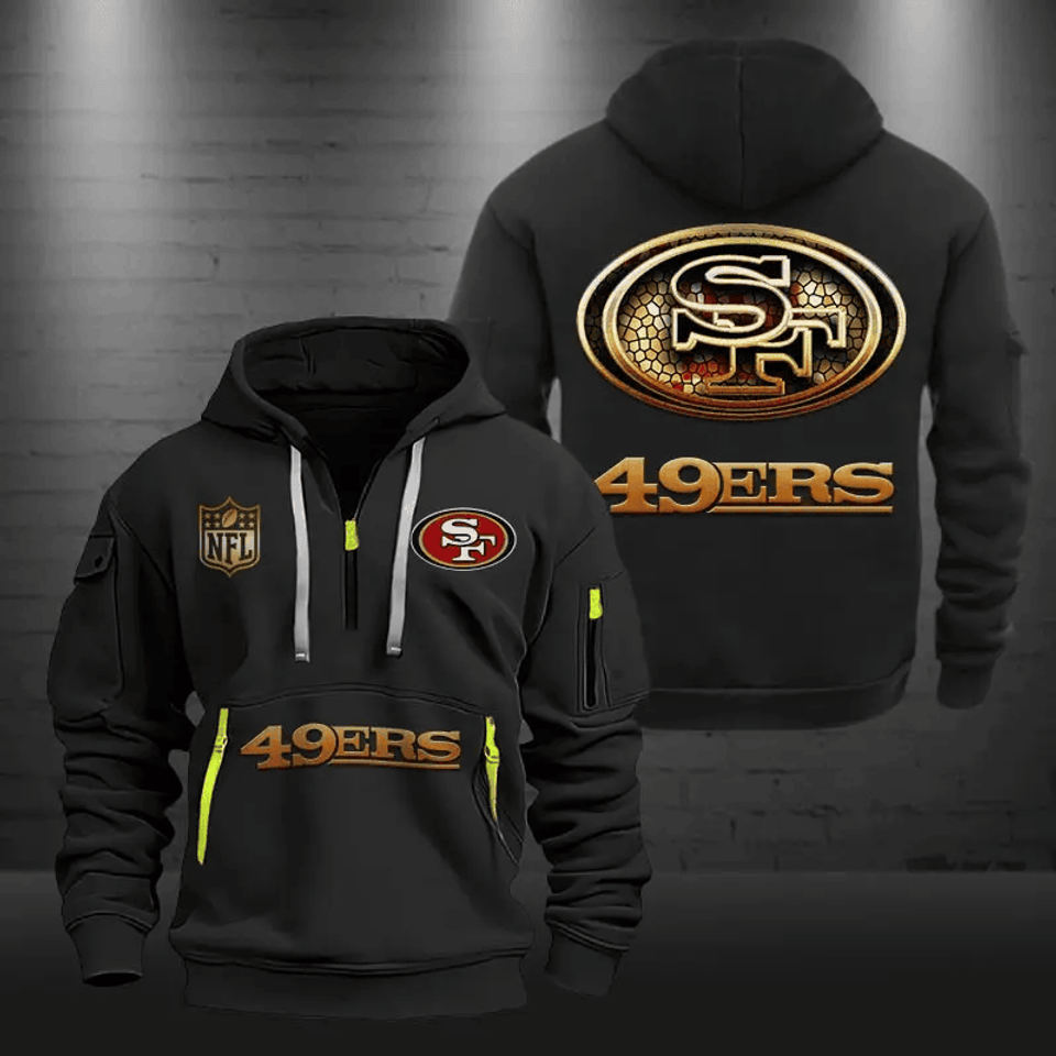 San Francisco 49.ers Tactical Hoodie, Football Fan Hoodie, Military Style Sweatshirt Unisex T-shirt, Sweatshirt, Hoodie, Long Sleeve Tee - T-Shirt, Sweatshirt, Hoodie