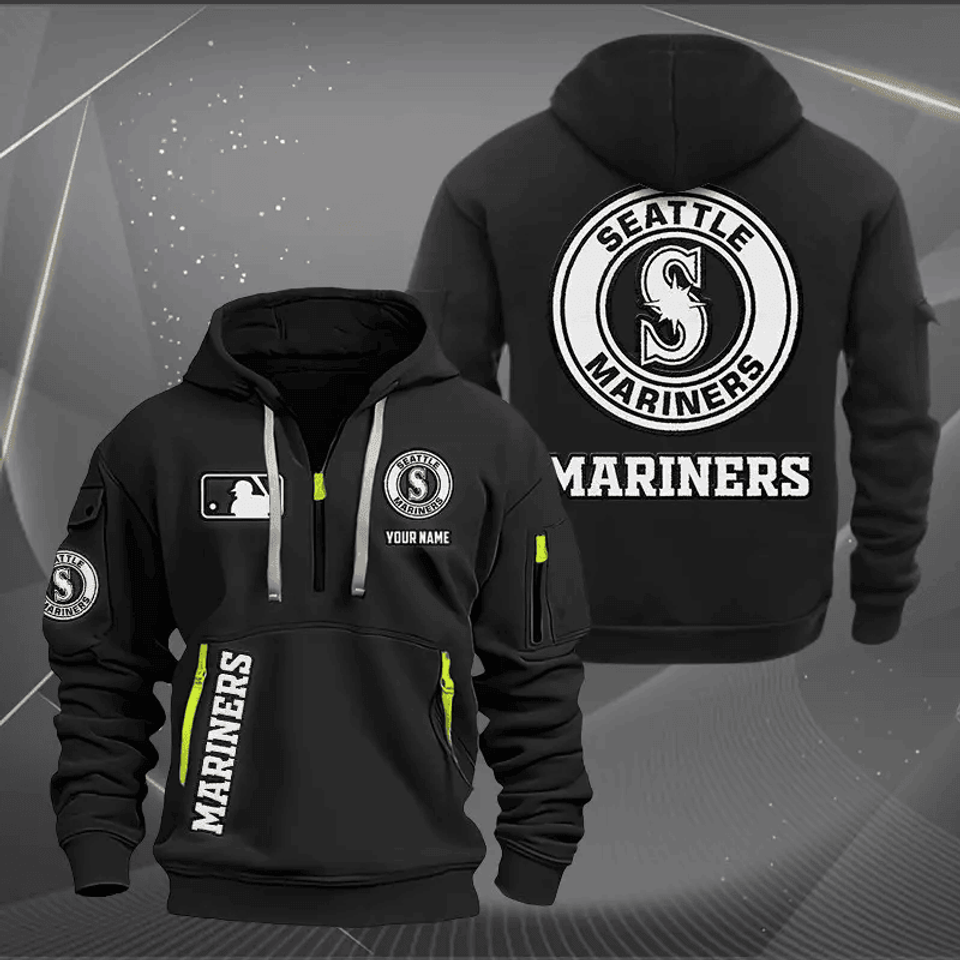 Seattle Mariners Tactical Hoodie, Baseball Fan Hoodie, Military Style Sweatshirt Unisex T-shirt, Sweatshirt, Hoodie, Long Sleeve Tee - T-Shirt, Sweatshirt, Hoodie