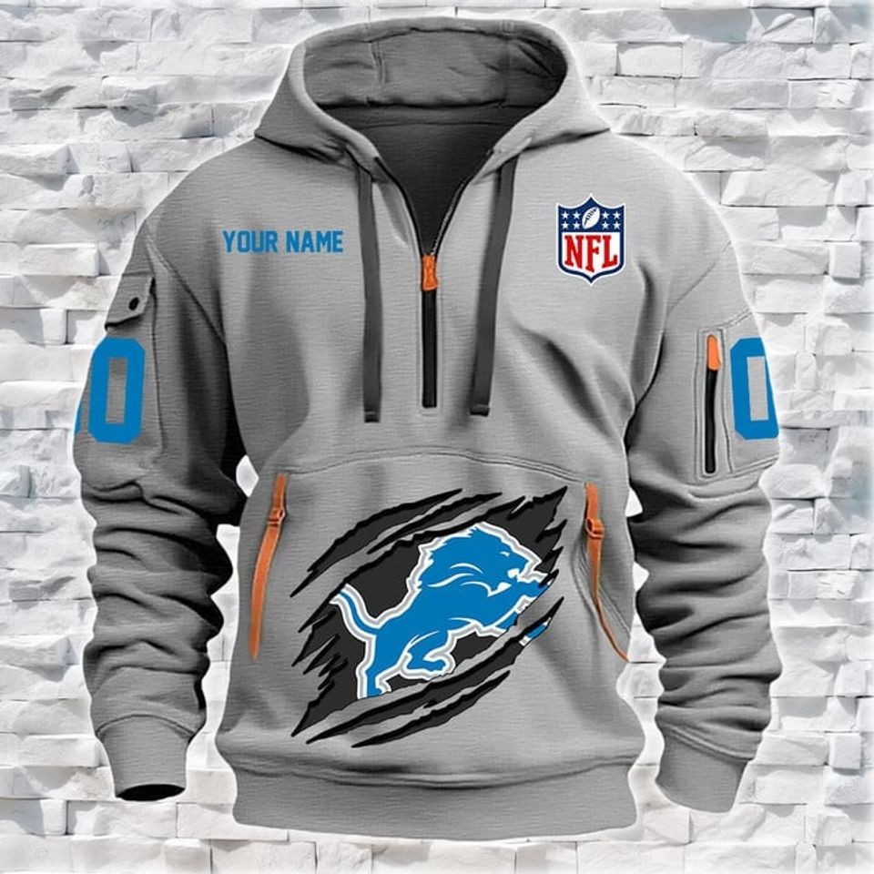 Detroit Lions Heavy Hoodie AZHEAVYHD007 Unisex T-shirt, Sweatshirt, Hoodie, Long Sleeve Tee - T-Shirt, Sweatshirt, Hoodie