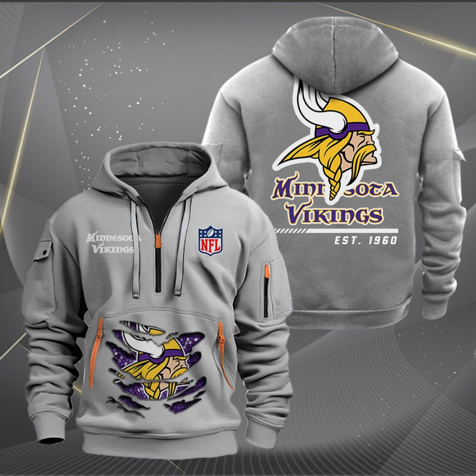 Minnesota Vikings Heavy Hoodie Unisex T-shirt, Sweatshirt, Hoodie, Long Sleeve Tee - T-Shirt, Sweatshirt, Hoodie