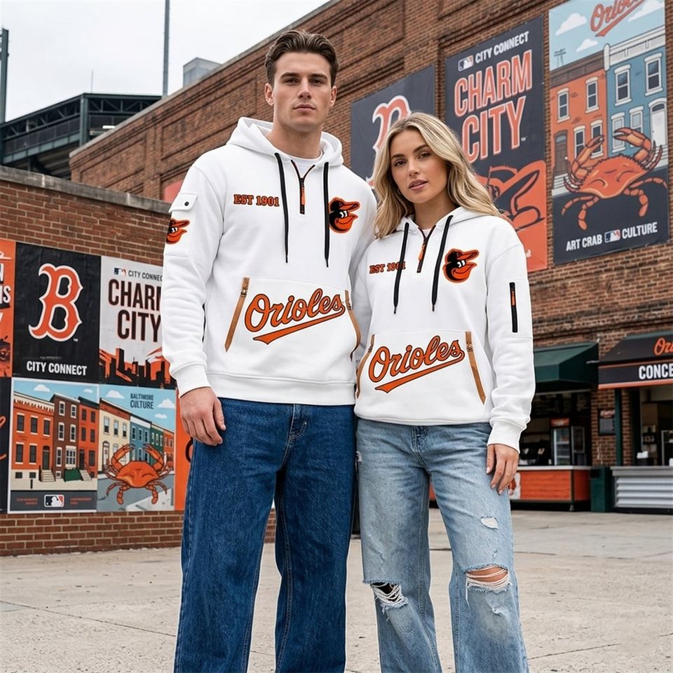 2026 Baltimore Orioles EST 1901 Quarter Zip Hoodie Unisex T-shirt, Sweatshirt, Hoodie, Long Sleeve Tee - T-Shirt, Sweatshirt, Hoodie