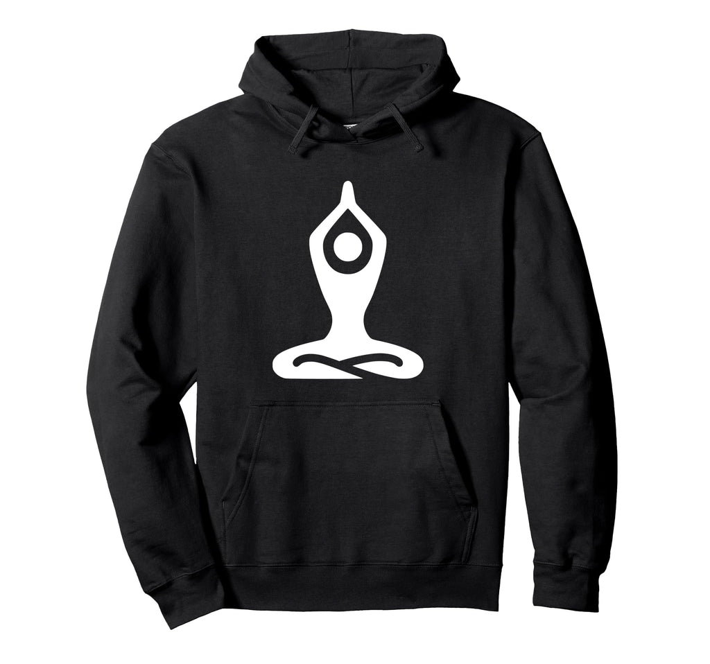 Meditation Symbol Abstract Yoga Figure Hoodie - Graphic Print Unisex - T-Shirt, Sweatshirt, Hoodie
