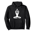 Meditation Symbol Abstract Yoga Figure Hoodie - Graphic Print Unisex - T-Shirt, Sweatshirt, Hoodie