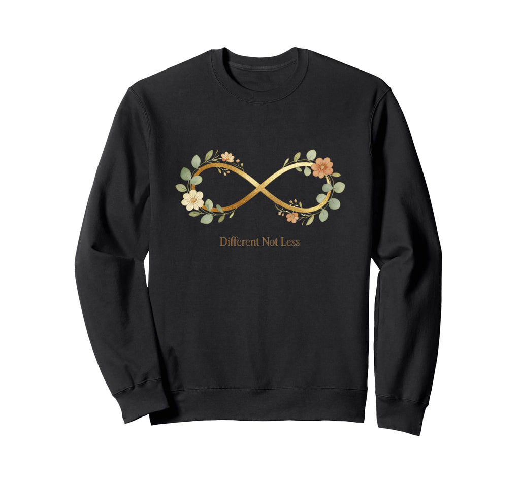 Autism Awareness Different Not Less Sweatshirt - Minimalist Print Unisex - T-Shirt, Sweatshirt, Hoodie