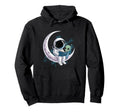Astronaut Reading Book To Alien Moon Hoodie - Unique Graphic Men Women - T-Shirt, Sweatshirt, Hoodie