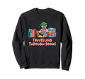 Travelling Through Books Reading Sweatshirt - Trendy Graphic for Adults - T-Shirt, Sweatshirt, Hoodie