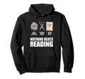 Nothing Beats Reading Rock Paper Hoodie - Fun Novelty Design Unisex - T-Shirt, Sweatshirt, Hoodie