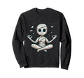 Meditation Mummy Yoga Pose Sweatshirt - Casual Everyday Wear Unisex - T-Shirt, Sweatshirt, Hoodie