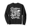 Coffee Lover Gets Me Started Sweatshirt - Fun Novelty Design Men Women - T-Shirt, Sweatshirt, Hoodie