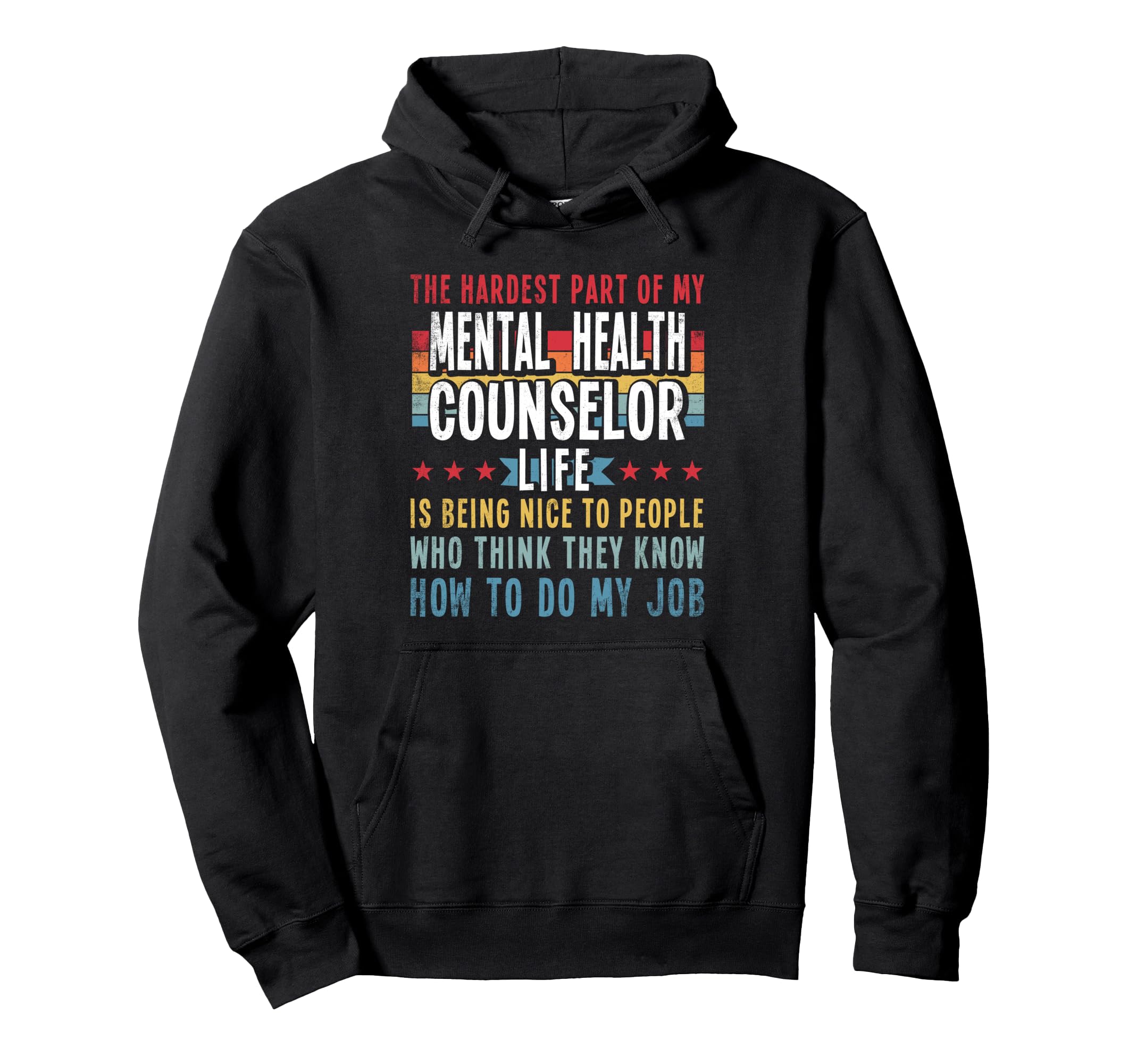 Funny Profession Mental Health Hoodie - Aesthetic Graphic Men Women - T-Shirt, Sweatshirt, Hoodie