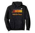 Walk Peace Buddhist Monks Parade Hoodie - Streetwear Style Unisex - T-Shirt, Sweatshirt, Hoodie