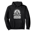 Namaste Bigfoot Yoga Meditation Lotus Hoodie - Unique Graphic Men Women - T-Shirt, Sweatshirt, Hoodie