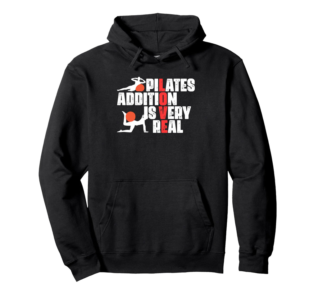 Pilates Exercise Fitness Workout Hoodie - Casual Everyday Wear Men Women - T-Shirt, Sweatshirt, Hoodie