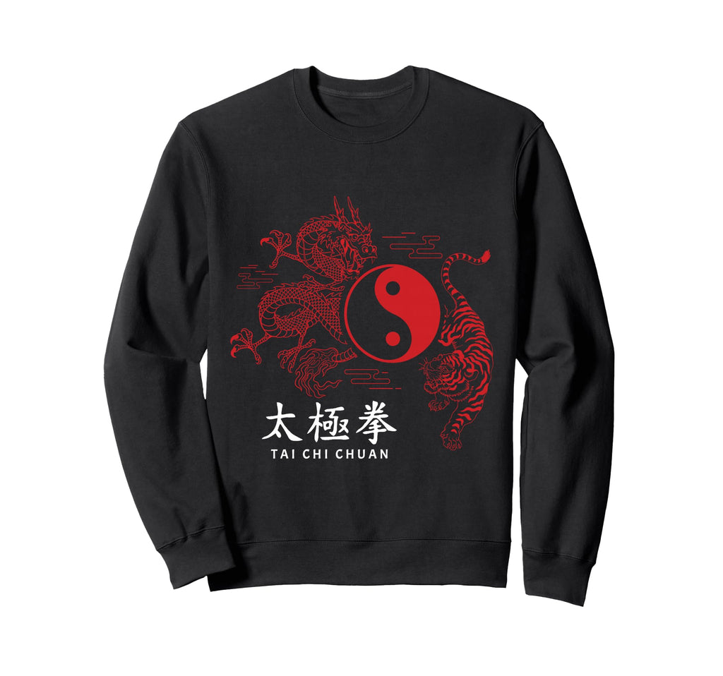 Tai Chi Meditation Martial Arts Zen Sweatshirt - Graphic Print Unisex - T-Shirt, Sweatshirt, Hoodie