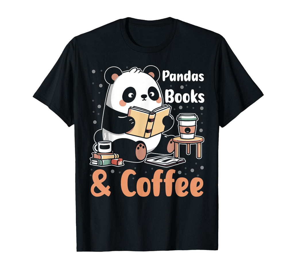 Pandas Books Coffee Bear Java Sweatshirt - Fun Novelty Design for Adults - T-Shirt, Sweatshirt, Hoodie