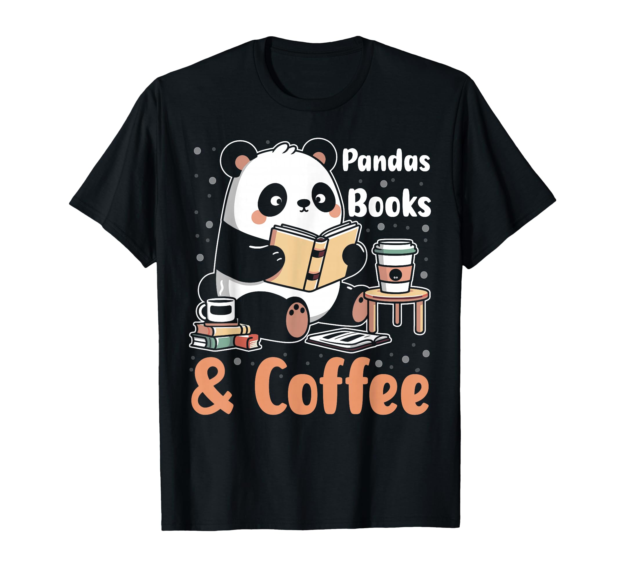 Pandas Books Coffee Bear Java Sweatshirt - Fun Novelty Design for Adults - T-Shirt, Sweatshirt, Hoodie
