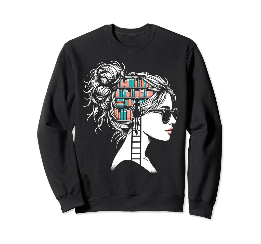 Bookworm Book Nerd Librarian Gifts Sweatshirt - Novelty Apparel for Adults - T-Shirt, Sweatshirt, Hoodie