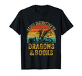 Easily Distracted Dragons Books Lover T-Shirt - Minimalist Print Men Women - T-Shirt, Sweatshirt, Hoodie