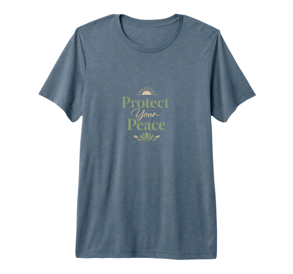 Protect Your Peace Mindfulness Mental T-Shirt - Graphic Print Men Women - T-Shirt, Sweatshirt, Hoodie