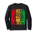Mental Health Tech Black History Red Hoodie - Custom Art Print Men Women - T-Shirt, Sweatshirt, Hoodie