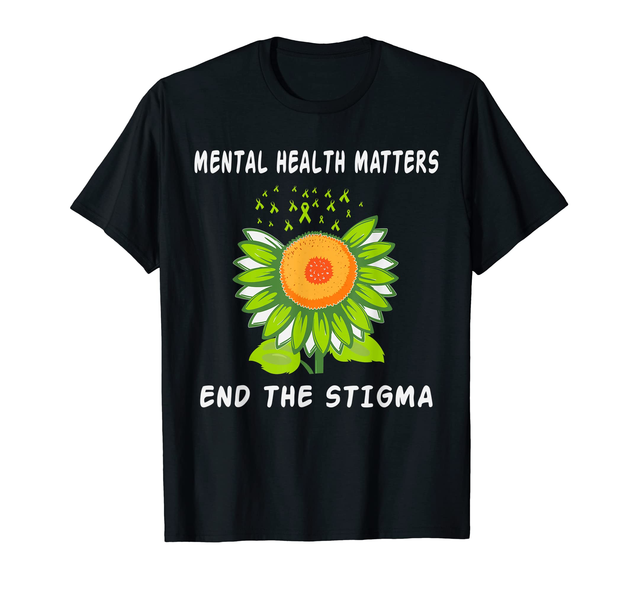End Stigma Mental Health Awareness T-Shirt - Trendy Graphic for Adults - T-Shirt, Sweatshirt, Hoodie