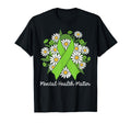 Mental Health Matters Green Ribbon T-Shirt - Custom Art Print for Adults - T-Shirt, Sweatshirt, Hoodie
