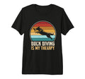 Dock Diving Is My Therapy Dog Sport T-Shirt - Graphic Print for Adults - T-Shirt, Sweatshirt, Hoodie