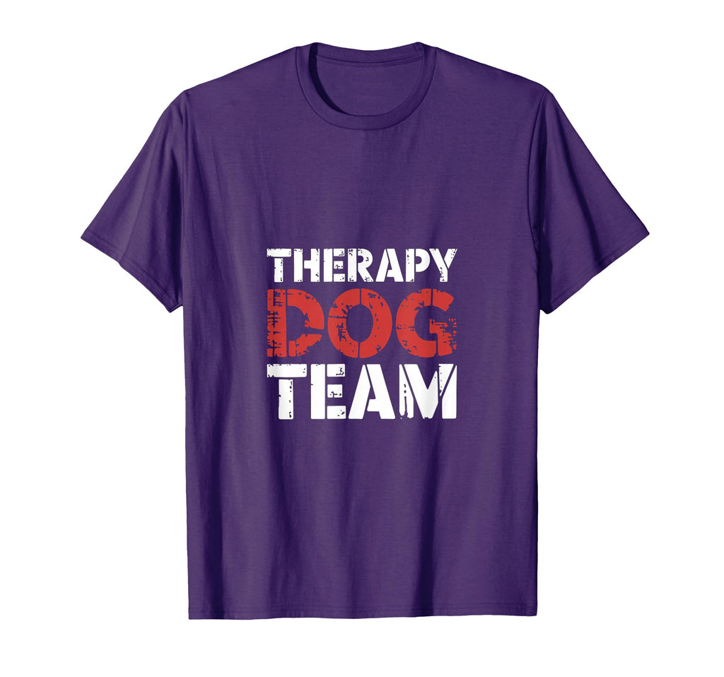 Therapy Dog Team Animal Support T-Shirt - Minimalist Print for Adults - T-Shirt, Sweatshirt, Hoodie