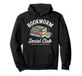 Bookworm Social Club Introvert Love Hoodie - Minimalist Print for Adults - T-Shirt, Sweatshirt, Hoodie