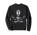 Meditation Mummy Yoga Pose Relaxing Sweatshirt - Trendy Graphic Men Women - T-Shirt, Sweatshirt, Hoodie