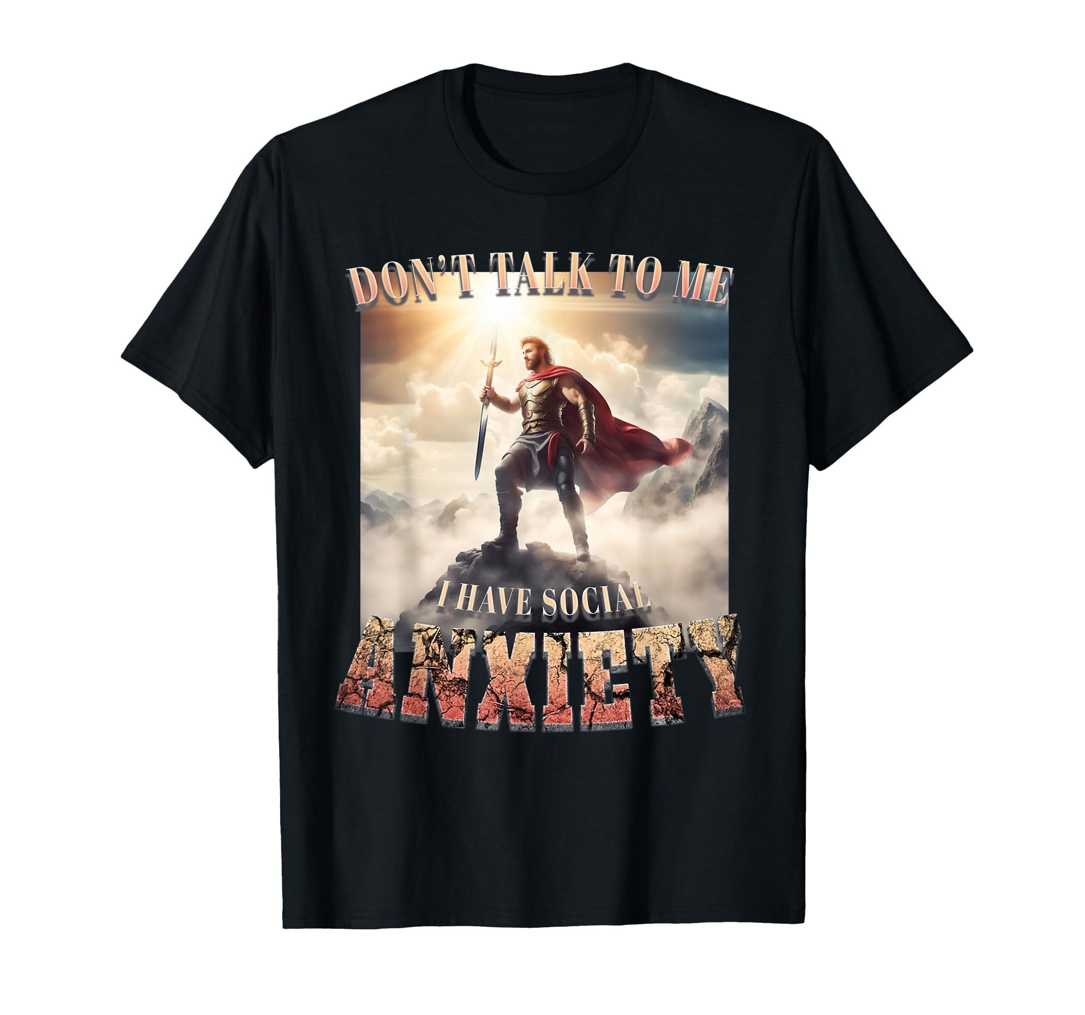 I Have Social Anxiety Oddly T-Shirt - Fun Novelty Design Men Women - T-Shirt, Sweatshirt, Hoodie