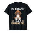 Beagle Therapy Service Dog T-Shirt - Custom Art Print for Adults - T-Shirt, Sweatshirt, Hoodie