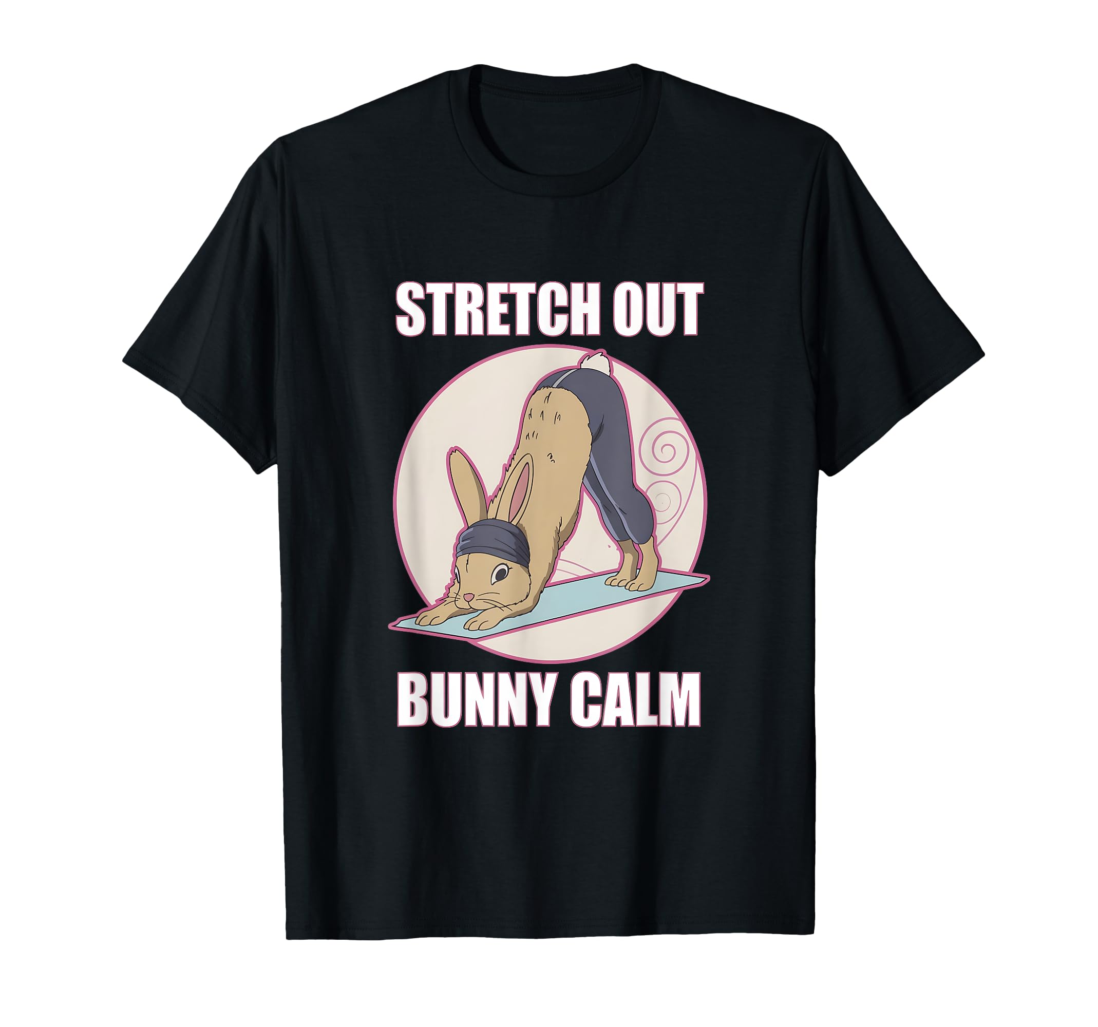 Fitness Bunny Lovers Mindful Yoga T-Shirt - Minimalist Print Unisex - T-Shirt, Sweatshirt, Hoodie