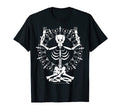 Halloween Meditate Skeleton T-Shirt - Custom Art Print for Adults - T-Shirt, Sweatshirt, Hoodie
