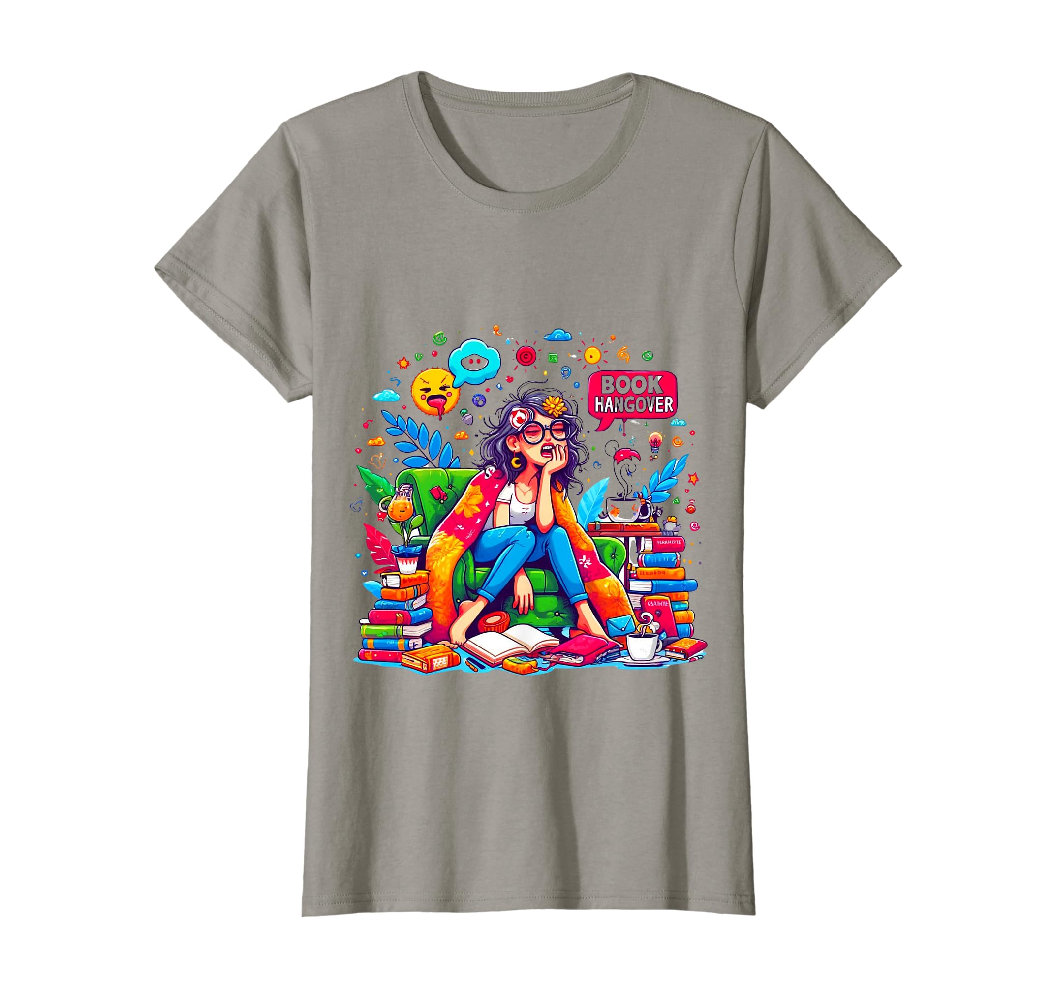 Book Lover Book Hangover T-Shirt - Trendy Graphic Men Women - T-Shirt, Sweatshirt, Hoodie