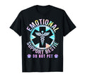 Do Not Pet Emotional Support Bestie Best T-Shirt - Minimalist Print Unisex - T-Shirt, Sweatshirt, Hoodie