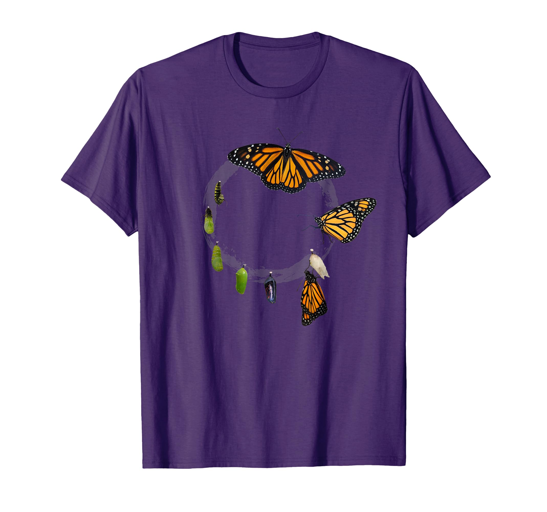 Monarch Butterfly Chrysalis Cycle Nature T-Shirt - Streetwear Style Unisex - T-Shirt, Sweatshirt, Hoodie