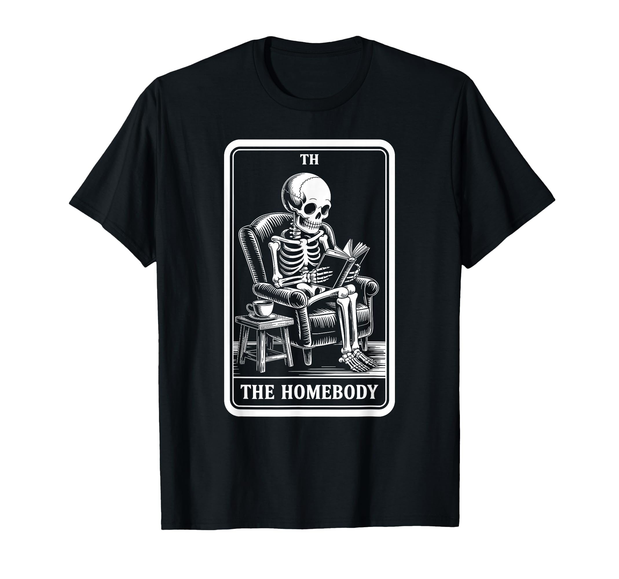 Homebody Tarot Card Indoorsy T-Shirt - Custom Art Print for Adults - T-Shirt, Sweatshirt, Hoodie