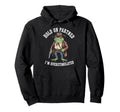 Hold Partner Im Overstimulated Frog Hoodie - Fun Novelty Design for Adults - T-Shirt, Sweatshirt, Hoodie