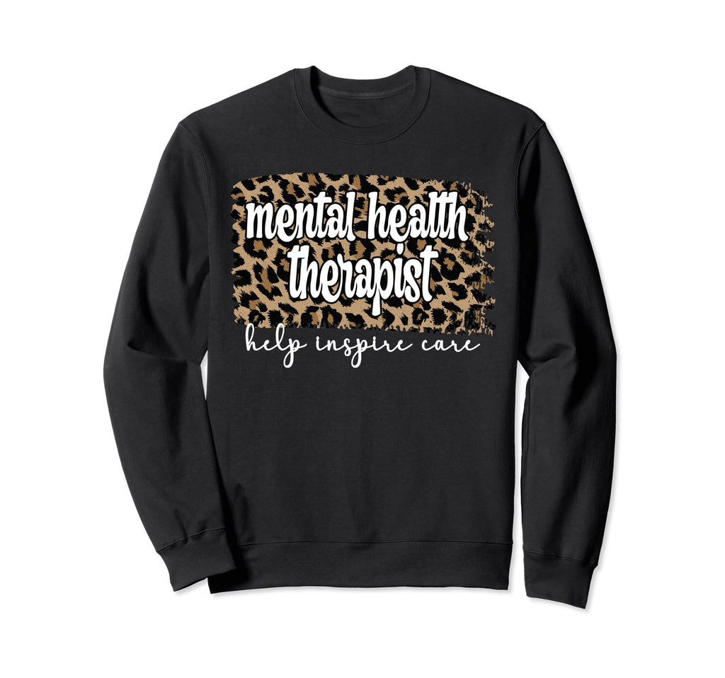 Mental Health Therapist Mental Health Sweatshirt - Custom Art Print Unisex - T-Shirt, Sweatshirt, Hoodie