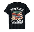 Bookworm Social Club Introvert Love T-Shirt - Aesthetic Graphic for Adults - T-Shirt, Sweatshirt, Hoodie