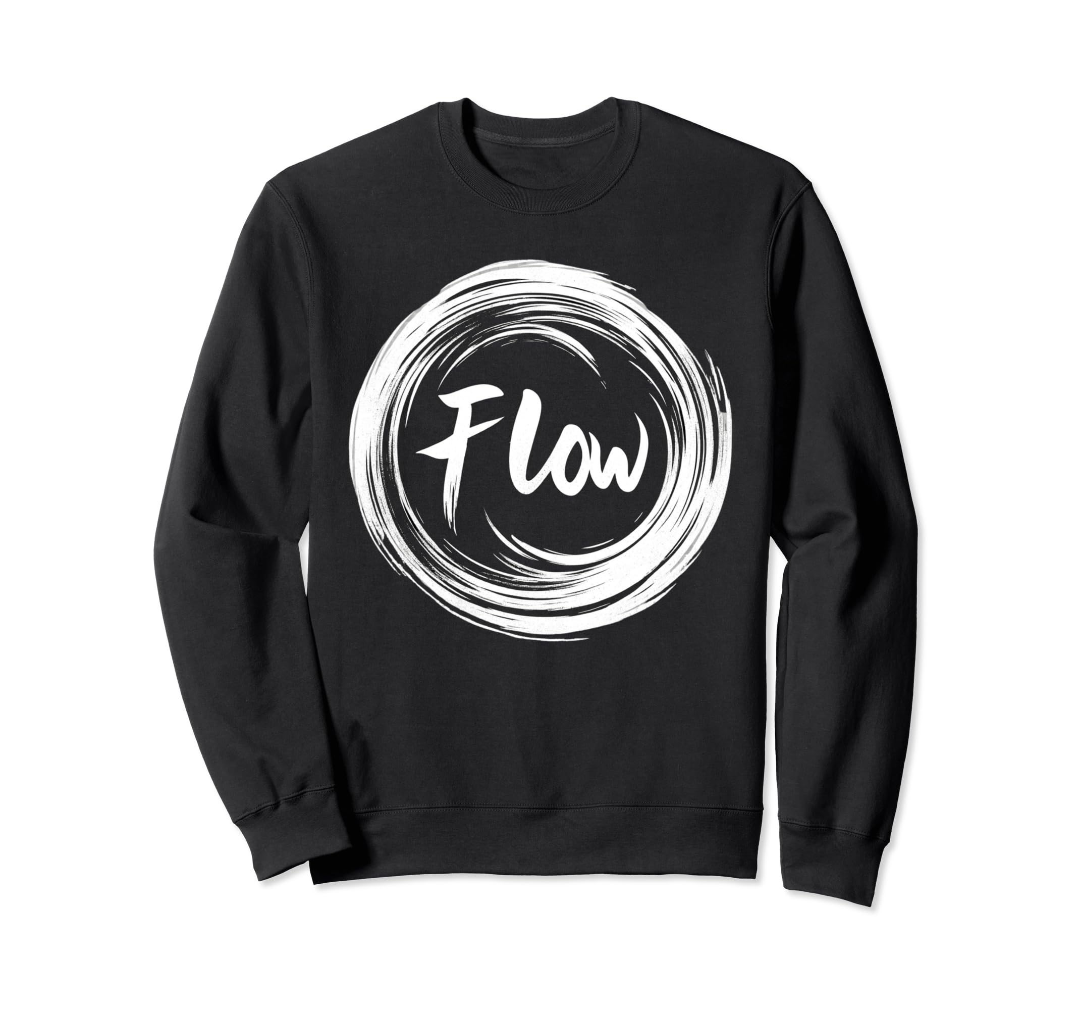 Zen Circle Flow Mindful Meditation Sweatshirt - Custom Art Print Men Women - T-Shirt, Sweatshirt, Hoodie