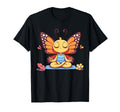 Meditation Butterfly Yoga Pose T-Shirt - Casual Everyday Wear for Adults - T-Shirt, Sweatshirt, Hoodie
