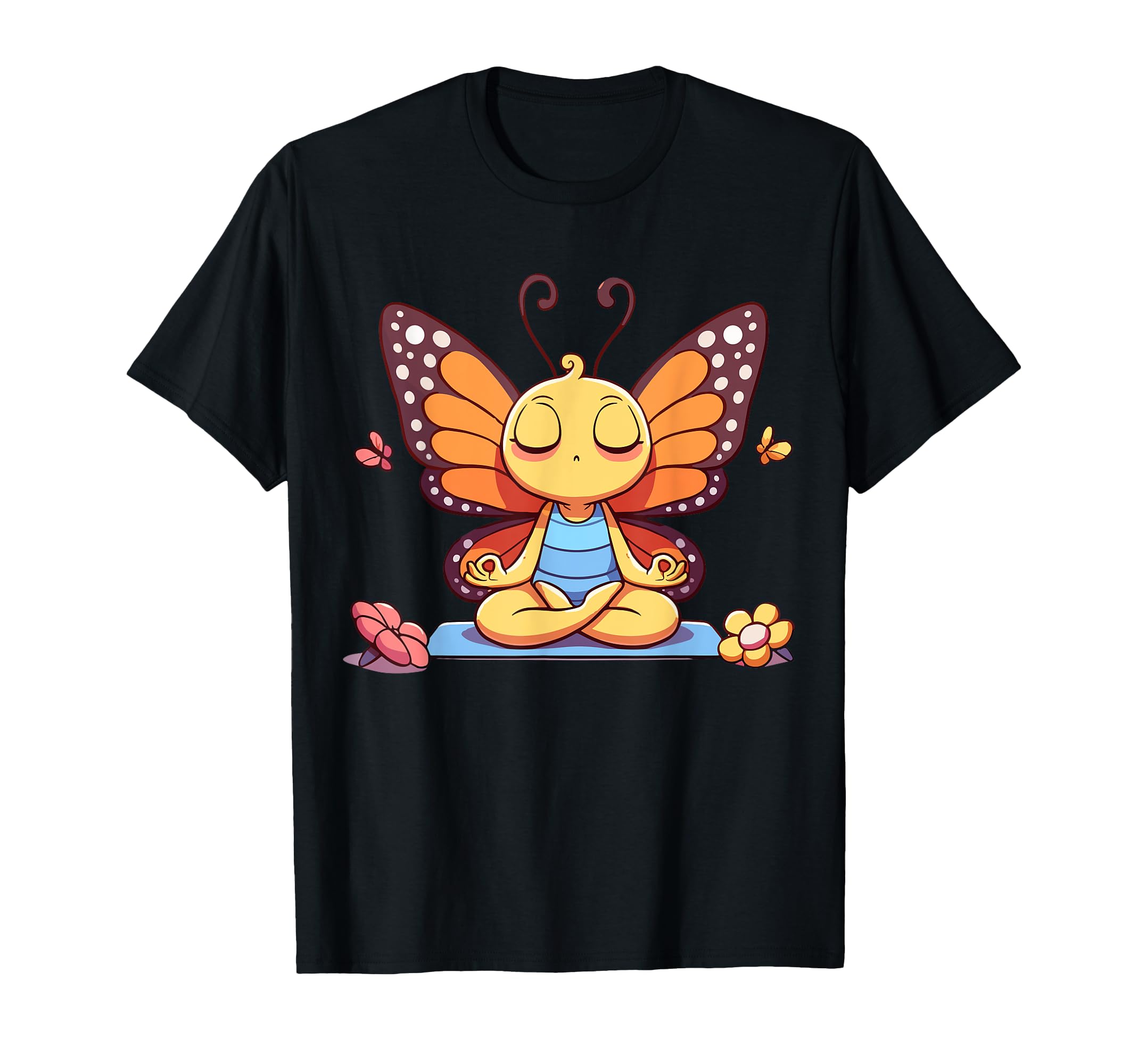 Meditation Butterfly Yoga Pose T-Shirt - Casual Everyday Wear for Adults - T-Shirt, Sweatshirt, Hoodie