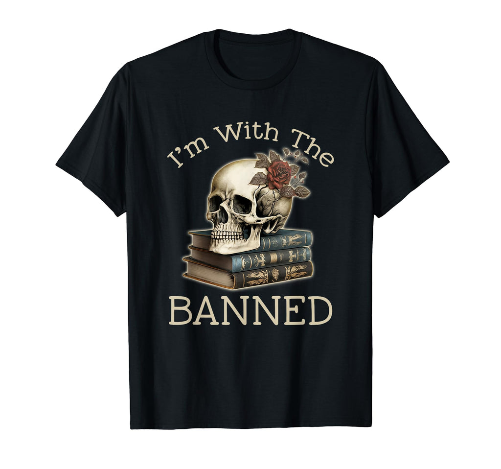 Librarian Banned Books Reader T-Shirt - Minimalist Print for Adults - T-Shirt, Sweatshirt, Hoodie