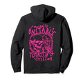 Mentally Unstable Totally Chilled Sarcastic Hoodie - Trendy Graphic Unisex - T-Shirt, Sweatshirt, Hoodie