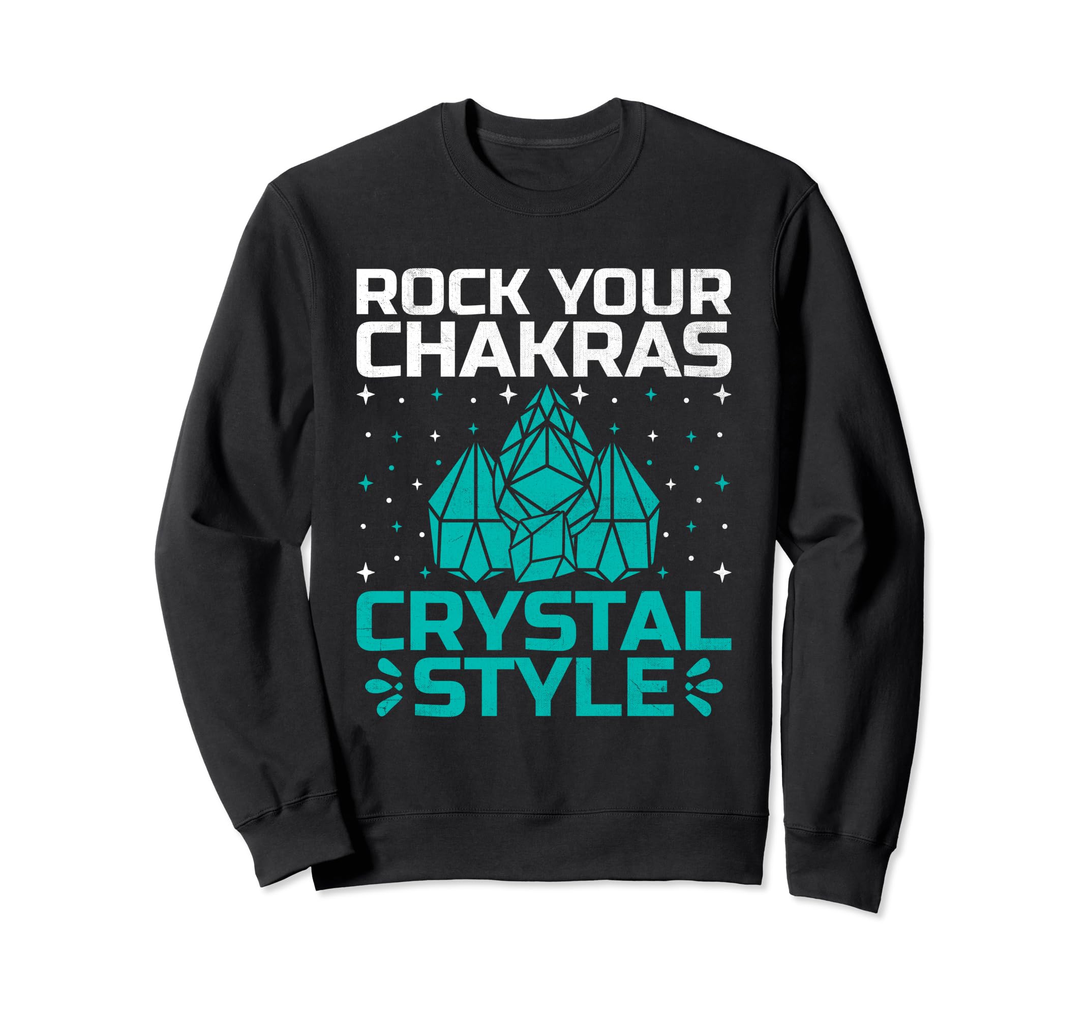 Spiritual Crystal Stones Healing Sweatshirt - Minimalist Print Unisex - T-Shirt, Sweatshirt, Hoodie