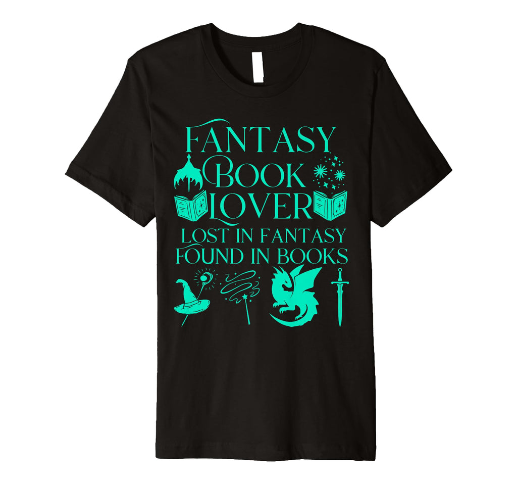 Fantasy Book Lover Dragons And Magic T-Shirt - Novelty Apparel Men Women - T-Shirt, Sweatshirt, Hoodie